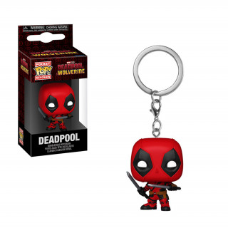 Funko Pocket Pop: Deadpool Wolverine - Deadpool Bobble Head Vinyl Figure Breloc Cadouri