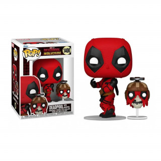 Funko Pop! #1400 Marvel: Deadpool Wolverine - Deadpool with Headpool Vinyl Figura Cadouri