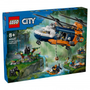 LEGO City: Elicopterul unui explorator al junglei la tabăra de bază (60437) 