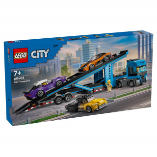 LEGO City: Camion transportor de mașini sport (60408) Jucărie