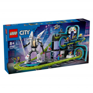 LEGO City: Parc cu roller-coaster Lumea Roboților (60421) Jucărie