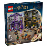 LEGO Harry Potter: Magazinul de baghete Ollivander și magazinul de haine al lui Madam Malkin (76439) 