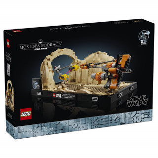 LEGO Star Wars: Dioramă Cursa din Mos Espa (75380) Jucărie