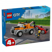 LEGO City: Camionetă de tractare și mașină sport (60435) 