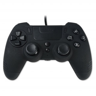 Controler cu fir Steelplay Slim Pack - Ebony Black (JVAMUL00152) PS4