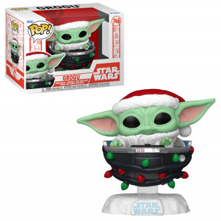 Funko Pop! #746 Disney Star Wars: The Mandalorian Holiday - Grogu Pram Vinyl Figura Cadouri