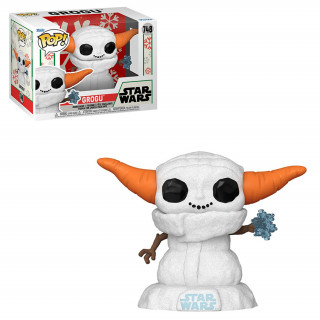 Funko Pop! #748 Disney Star Wars: The Mandalorian Holiday - Grogu Snowman Vinyl Figura Cadouri