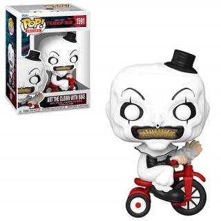 Funko Pop! #1591 Movies: Damien Leone's Terrifier - Art the Clown with Bike Vinyl Figura Cadouri