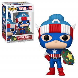 Funko Pop! #1438 Marvel: Holiday – Captain America Vinyl Figura Cadouri