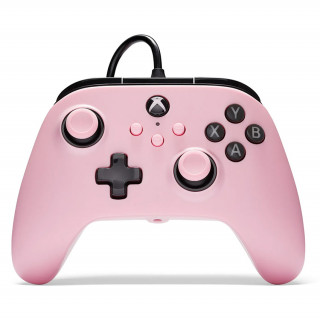 Controler cu fir PowerA - roz Xbox Series