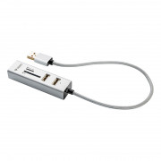 YENKEE YHC 101SR USB 2.0 Hub și cititor de carduri 