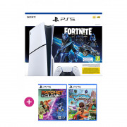 PlayStation 5 (Slim) Fortnite Cobalt Star bundle + Ratchet&Clank: Rift Apart + Sackboy: A Big Adventure 