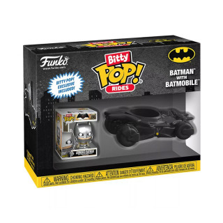 Funko Bitty Pop! Rides: DC Batman - Batman with Batmobile Vinyl Figure Cadouri