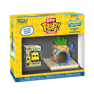 Funko Bitty Pop! Towns: SpongeBob Squarepants - Spongebob and Pineapple House Vinyl figurine Cadouri