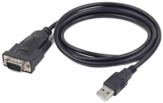 Gembird Cablu convertor USB la port serial DB9M, 1,5 m - Negru PC