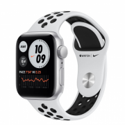 Apple Watch Nike SE GPS, 40mm Silver aluminum Case with Pure Platinum/Black Nik 