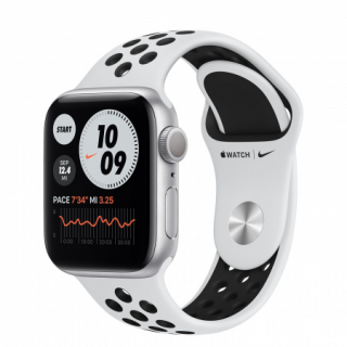 Apple Watch Nike S6 GPS, 40mm Silver aluminum Case with Pure Platinum/Black Nik Mobile