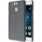 AZURI Back Cover, stitched leather case -Gray-Huawei P9 