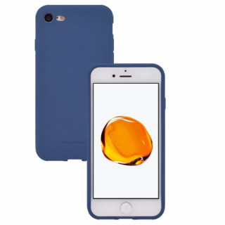 Hana SF matt silicone back cover,Huawei Y7 Prime 2018, Blue Mobile