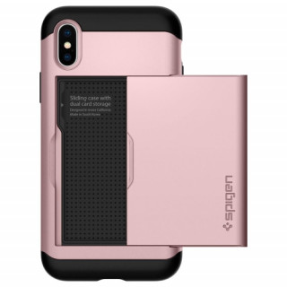 Spigen Slim Armor CS back cover, iPhone XS, Rose Gold Mobile