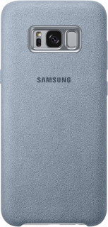 Samsung Galaxy S8 plus  Alcantara leather back cover, Mint Mobile