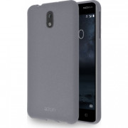 AZURI plastic  back cover  -Gray Nokia 3 