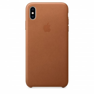 Apple iPhone XS Max leather back cover, Brown Mobile