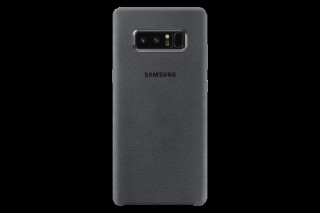 Samsung Galaxy Note alcantara back cover, Gray Mobile