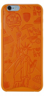 Ozaki ocoat 0.3 plus travel New York back cover, iPhone 6-6S Mobile