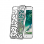 Celly iPhone 6-7 patterned back cover, Heart 