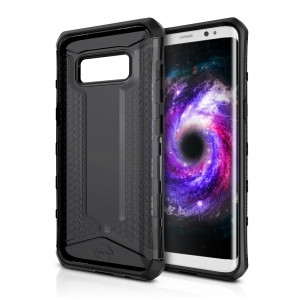 ITSKINS OCTANE. Samsung Galaxy S8 impact resistant case- m, Black Mobile