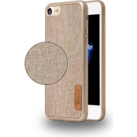 AZURI Stylish fabric back cover-beige-iPhone 7 Mobile