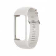 Polar A370 sport watch band, White, M-L  