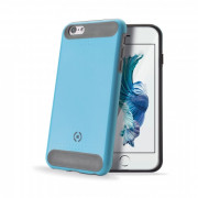 Celly iPhone 6-6S impact resistant silicone back cover, Blue 