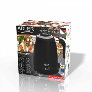 Adler AD1295B kettle LCD, 1,7L Acasă