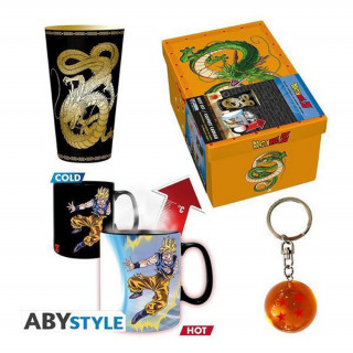 Abysse - Dragon Ball Super - set cadou - pahar, cană care își schimbă culoarea cu căldura, breloc 3D Cadouri