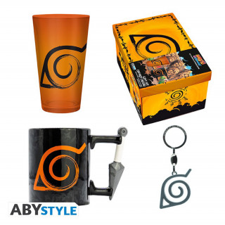 Abysse - Naruto Shippuden - set cadou - pahar mare, breloc 3D, cană 3D Cadouri