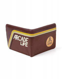 Atari - Brown Arcade Life Wallet (M-I) Cadouri