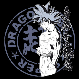 DRAGON BALL SUPER - T-shirt  "Goku UI" black - New fit (M) Cadouri