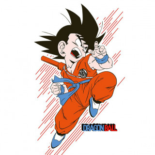 DRAGON BALL - T-shirt  "DB/ Goku young" white - New fit (S) Cadouri