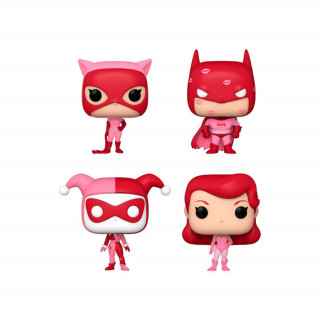 Funko 4-Pack Pocket Pop!: DC Batman The Animated Series - Happy Valentines Day Box Vinyl Figurine Cadouri