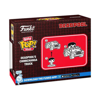 Funko Bitty Pop! Rides: Marvel - Deadpool and Deadpool's Chimichanga Truck Vinyl Figure Cadouri