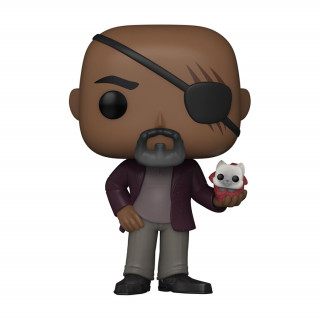 Funko Pop! #1253 The Marvels - Nick Fury Bobble-Head Vinyl Figura Cadouri