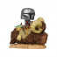 Funko Pop! #416 Deluxe: Mandalorian- Mando on Bantha w/ Child thumbnail