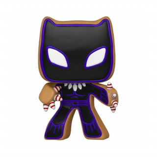 Funko Pop! Marvel: Holiday - Gingerbread Black Panther #937 Bobble-Head Vinyl Figure Cadouri