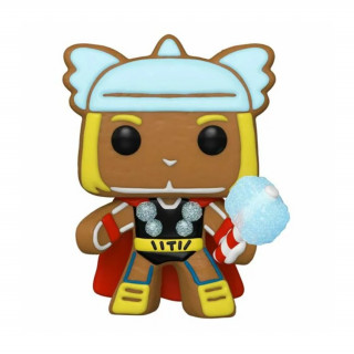 Funko POP! Marvel: Holiday - Gingerbread Thor #938 Bobble-Head Vinyl Figure Cadouri