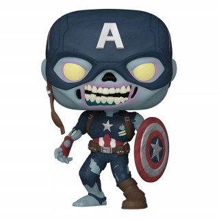 Funko Pop! Marvel: Marvel What If...? - Zombie Captain America #941 Vinyl Figura Cadouri