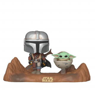 Funko Pop! #369 Moment: Mandalorian-Mandalorian&Child Cadouri