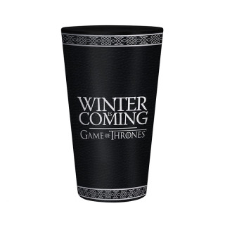 GAME OF THRONES - Large Glass - 500 ml - Targaryen - Foil Cadouri