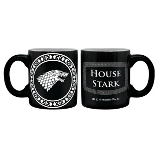 GAME OF THRONES - Pck Glasses 29cl + Keyring + Mini Mug "Stark" Cadouri